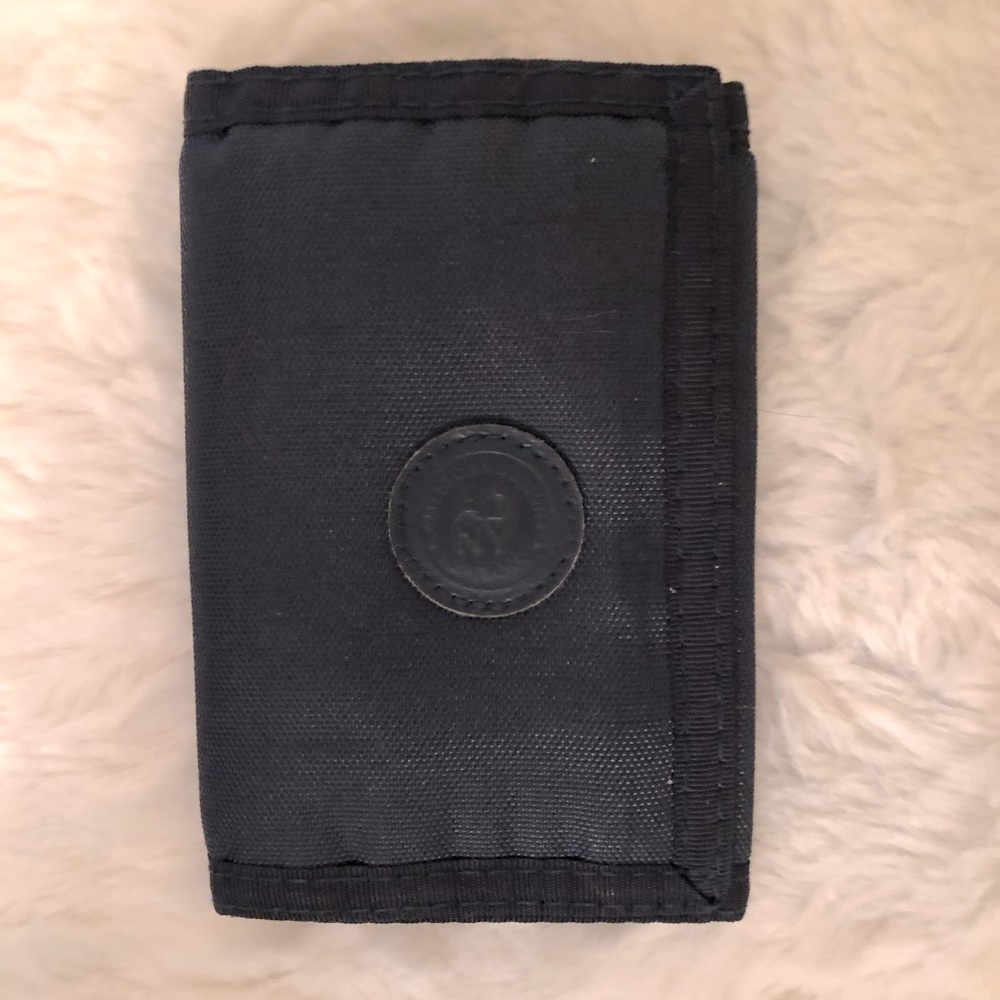 Vintage 90s American Designs New York Tri fold Navy Wallet
